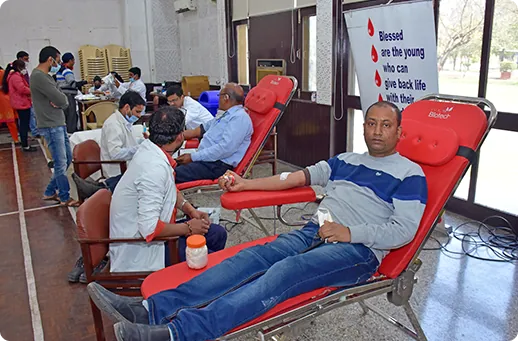 Blood donation drive