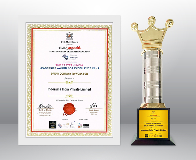 ‘Dream Company to Work For’ from Times Ascent at The Eastern India Leadership Award For Excellence in HR (2022)